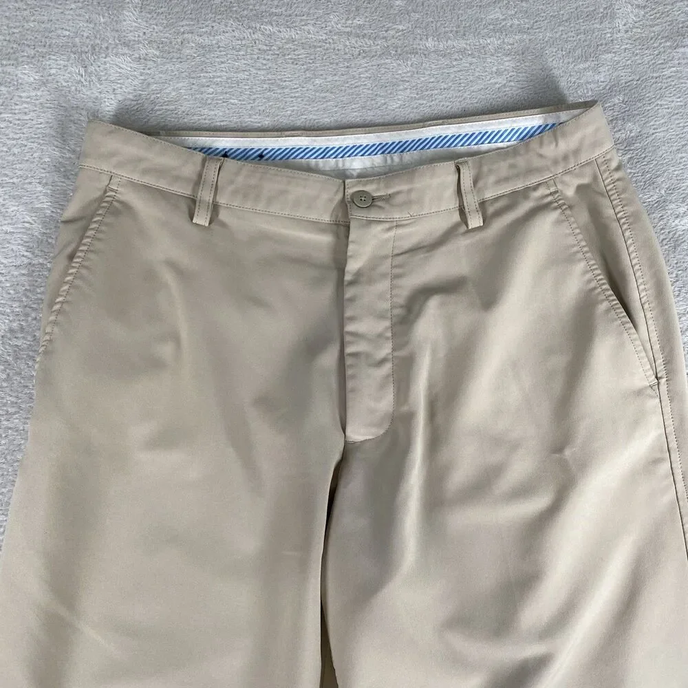 FootJoy Golf Pants Performance Stretch Beige Athletic Fit Men’s 34x30
